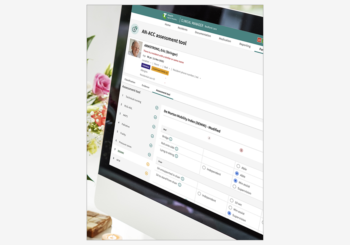 AN-ACC funding portal within Clinical Manager